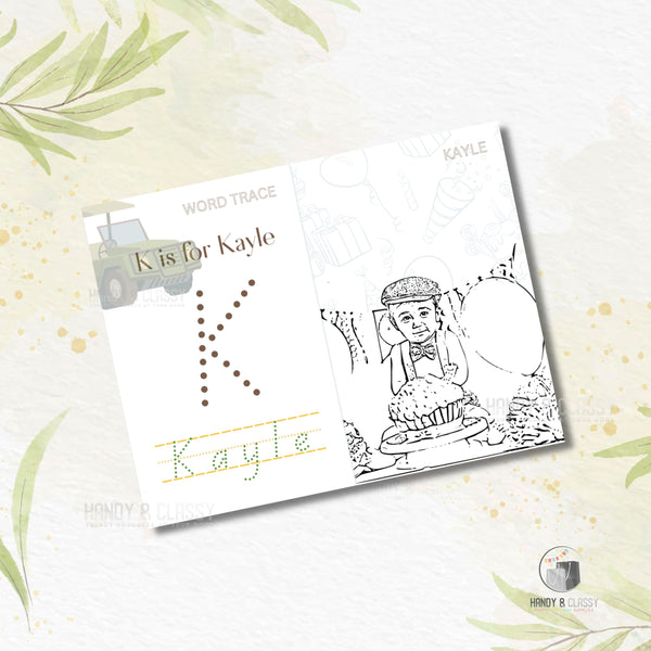 Custom Themed Coloring/Activity Book (Digital File)