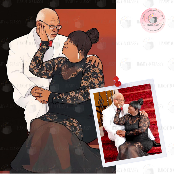 Custom Cartoon Portrait (Digital Design)