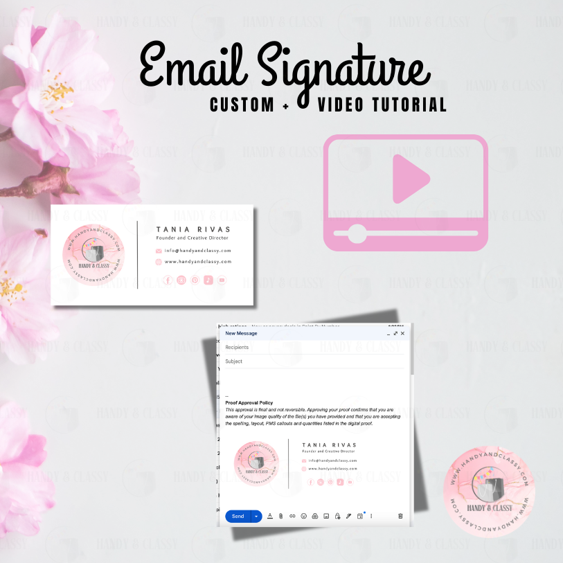 Custom Email Signature (Digital File)