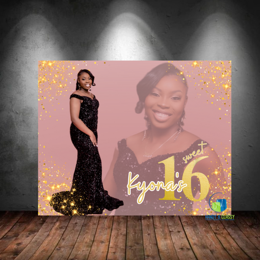 Custom Backdrop (Material: 14oz Vinyl) Fast Shipping