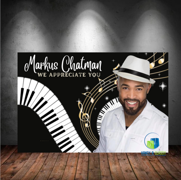 Custom Backdrop (Material: 14oz Vinyl) Fast Shipping