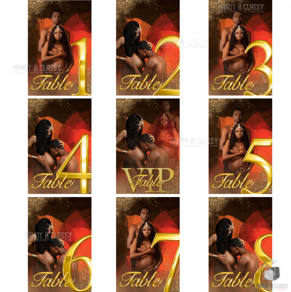 Custom Table Number(s) Design - (Digital File)