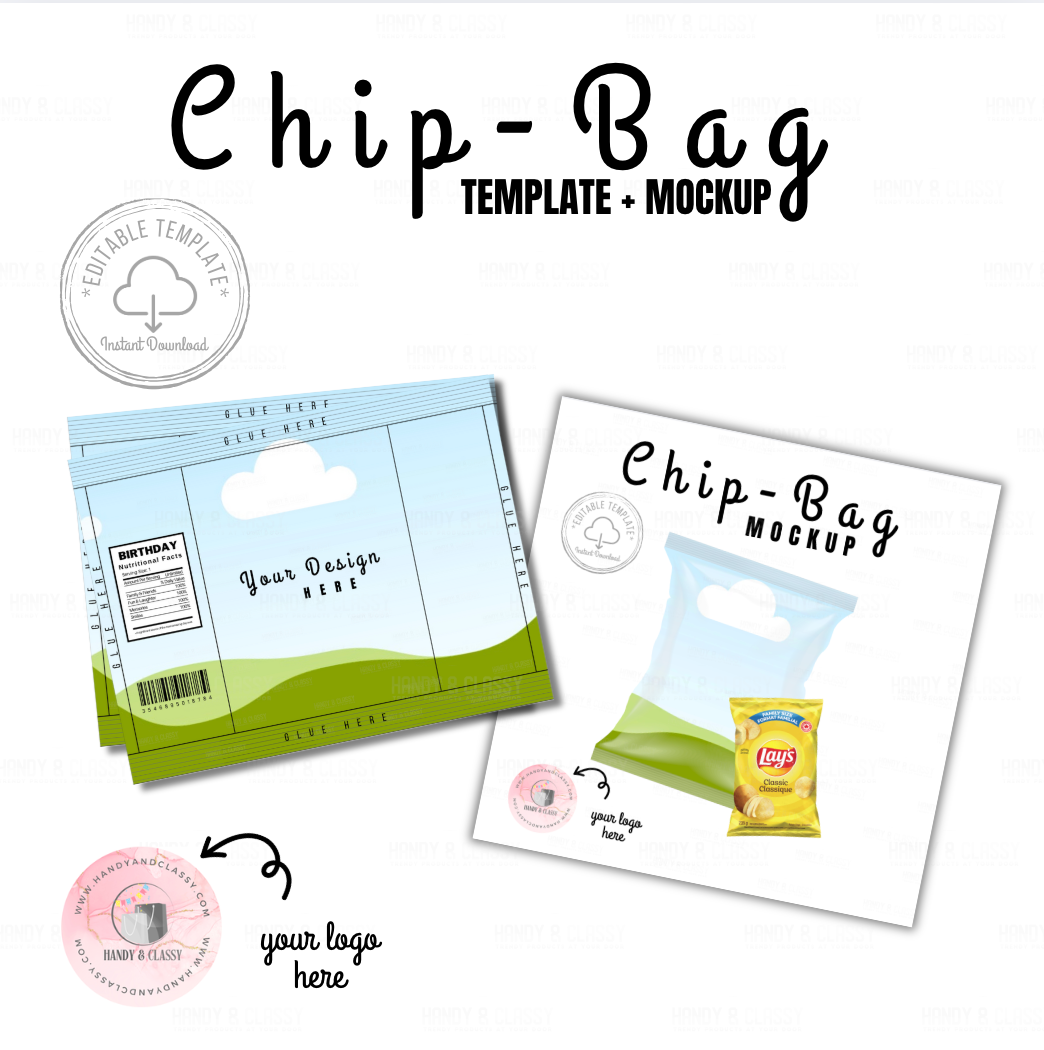 Chip-bag Template (Editable)