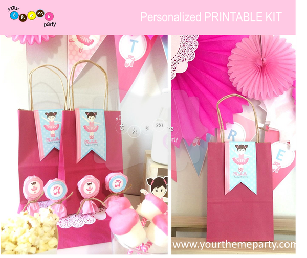 BALLERINA - Personalized Printable Collection
