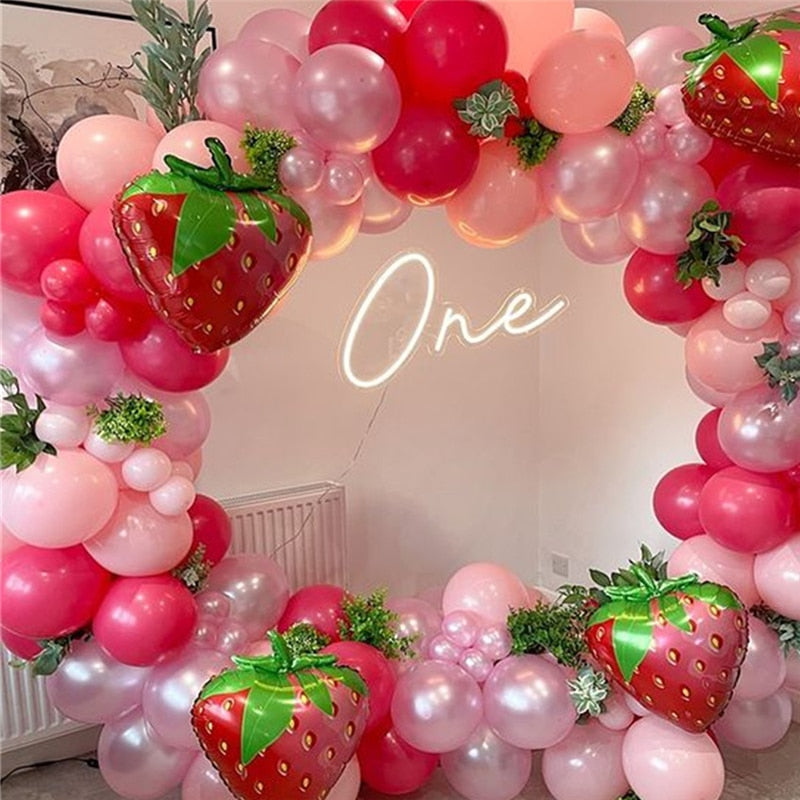Strawberry Balloon Arch Kits