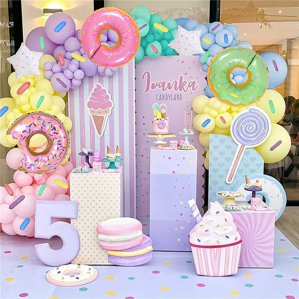 Donut Pastel Balloon Arch Kit