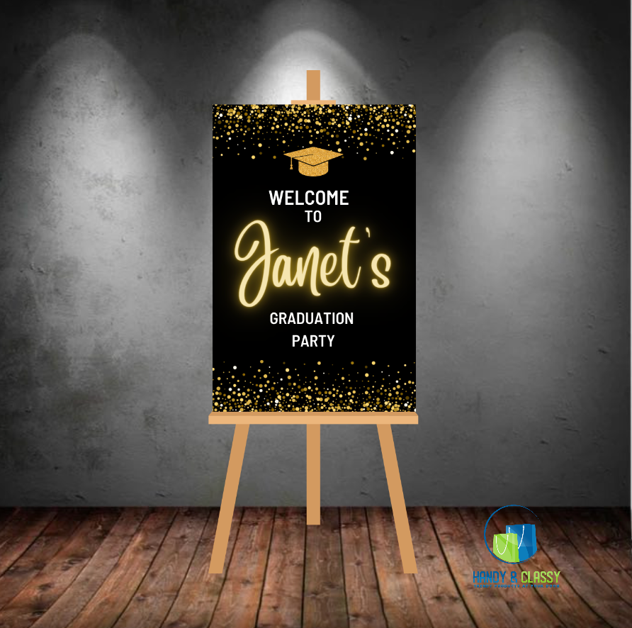 Custom Welcome Sign (Design, Print&Ship)