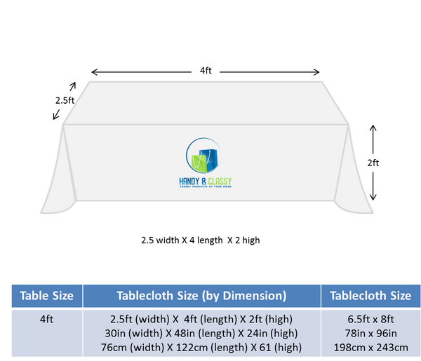 Customized Tablecloth (Rectangular)