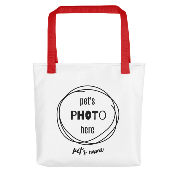 Custom Head Pet Tote bag