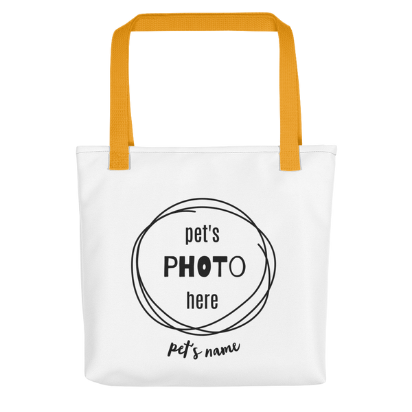 Custom Head Pet Tote bag