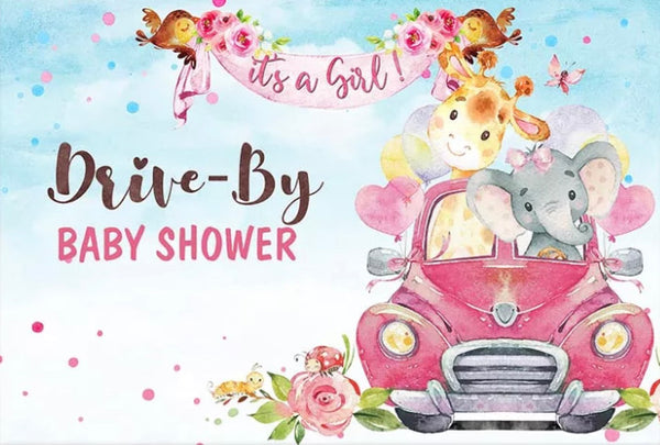 Drive Through Celebration Backdrop (Material: Vinyl)