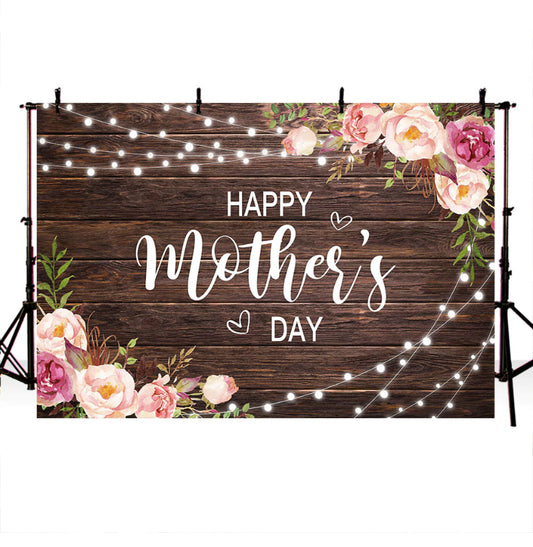 Let’s celebrate Mom Backdrop (Material: Vinyl)