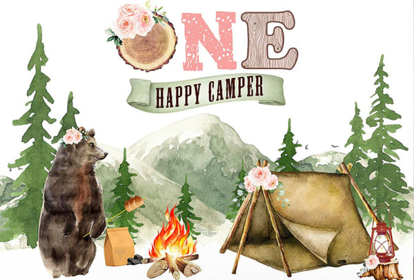 Camper ONE Backdrop (Material: Vinyl)