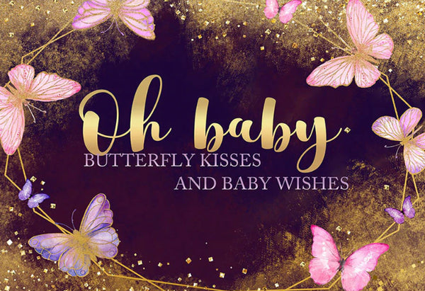 Butterfly Backdrop (Material: Vinyl)