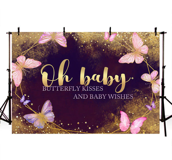 Butterfly Backdrop (Material: Vinyl)