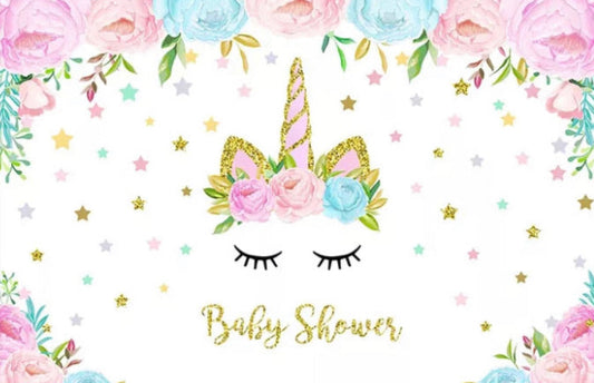 Unicorn Backdrop (Material: Vinyl)