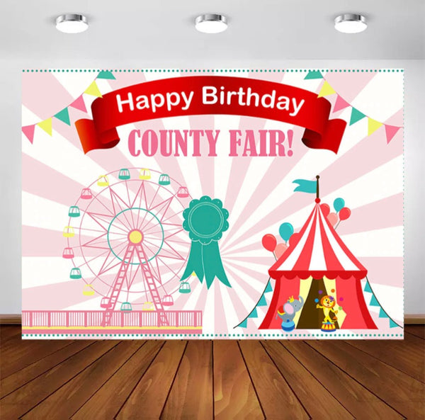 Country Fair Backdrop (Material: Vinyl)