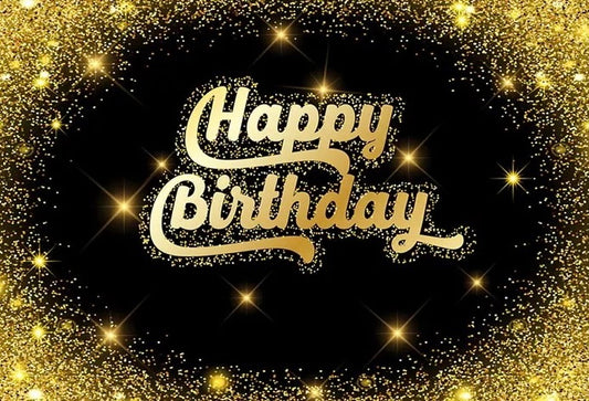 Golden Celebration Backdrop (Material: Vinyl)