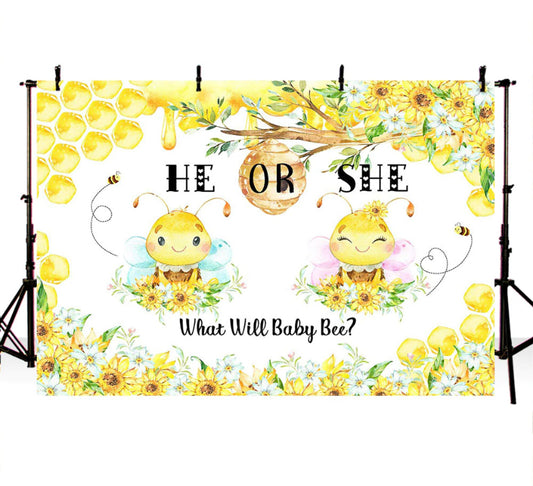 He or She Bee? Backdrop (Material: Vinyl)