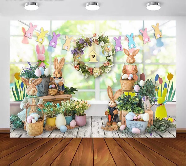 Easter Backdrop (Material: Vinyl)