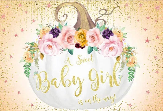 Sweet Pumpkin Backdrop (Material: Vinyl)