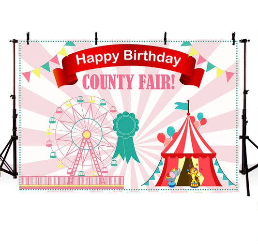 Country Fair Backdrop (Material: Vinyl)
