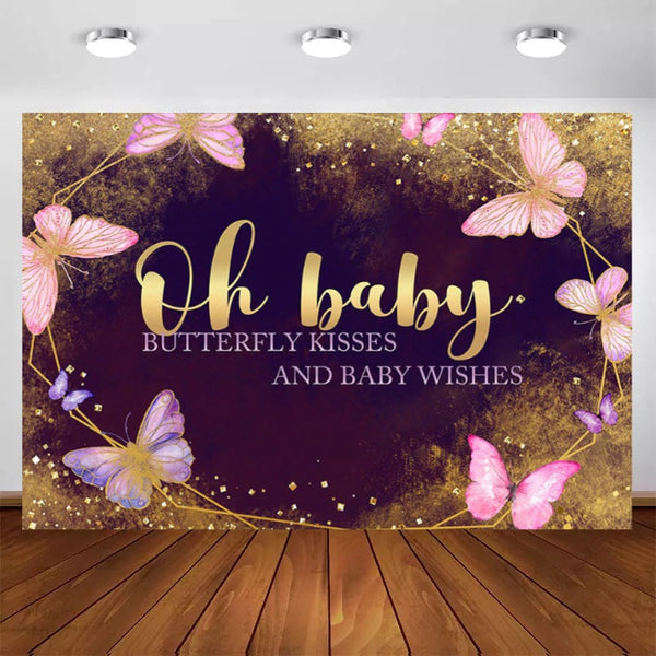 Butterfly Backdrop (Material: Vinyl)