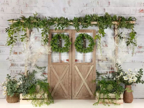 Christmas Front Backdrop (Material: Microfiber)
