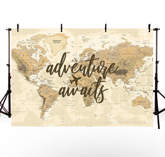 New Adventures Backdrop (Material: Vinyl)