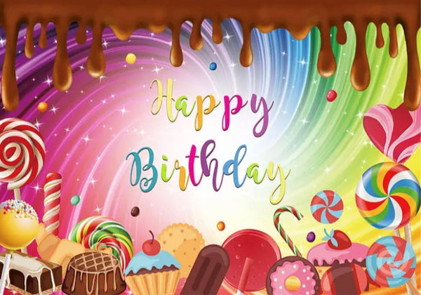Candy Backdrop (Material: Vinyl)