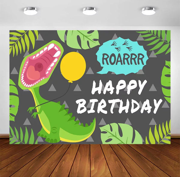 Dinosaur Roar Backdrop