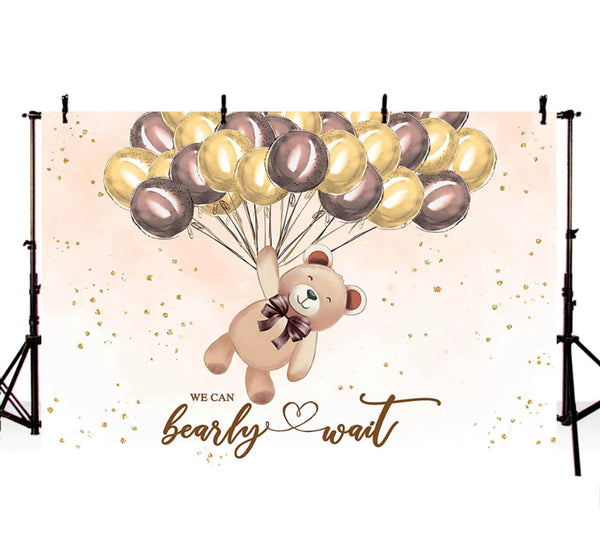 Brownie Bearly Wait Backdrop (Material: Vinyl)