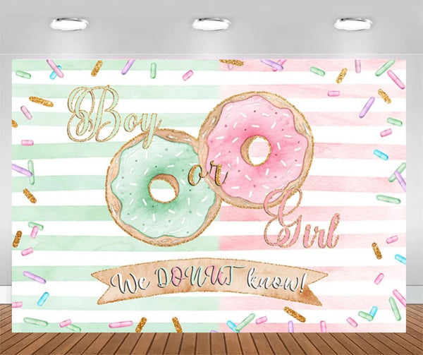 Donut Gender Reveal (Material: Vinyl)