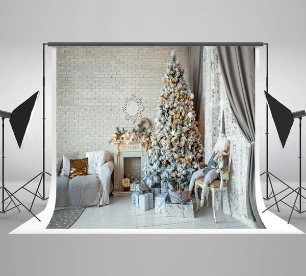 Christmas Tree Backdrop