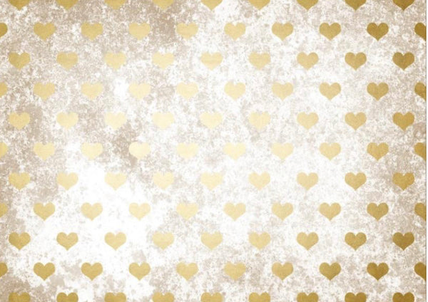 Golden Heart Backdrop (Material: Microfiber)