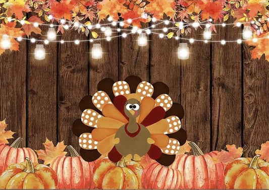 Thanksgiving Celebration Backdrop (Material: Vinyl)