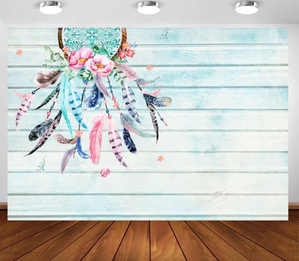 Boho Chic Backdrop (Material: Vinyl)