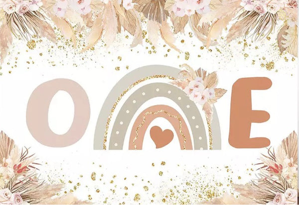 Boho - Rainbow Backdrop (Material: Vinyl)