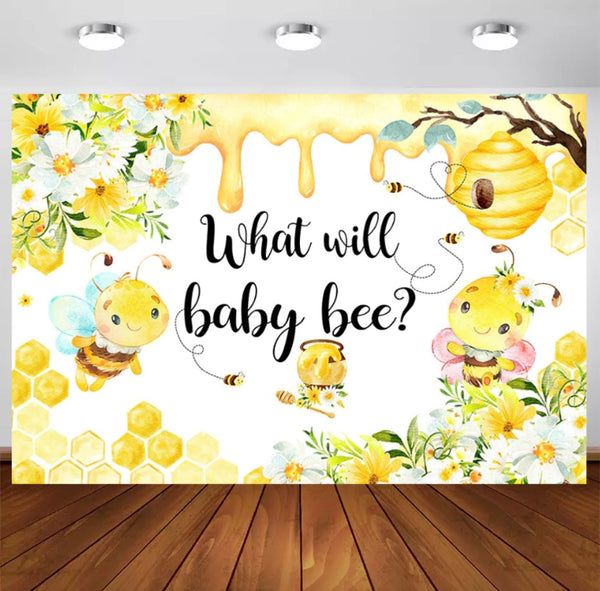 Bee Backdrop (Material: Vinyl)