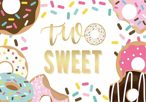 Donuts and Sprinkles Backdrop (Material: Vinyl)