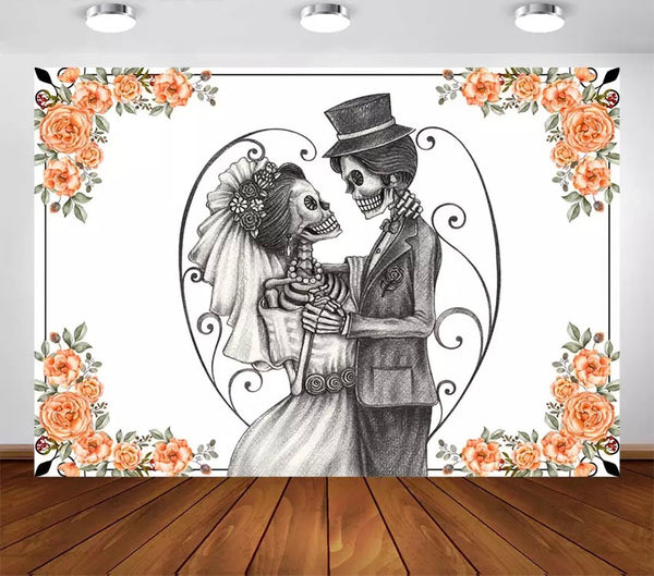 Dead of the Day Lovers Backdrop (Material: Vinyl)