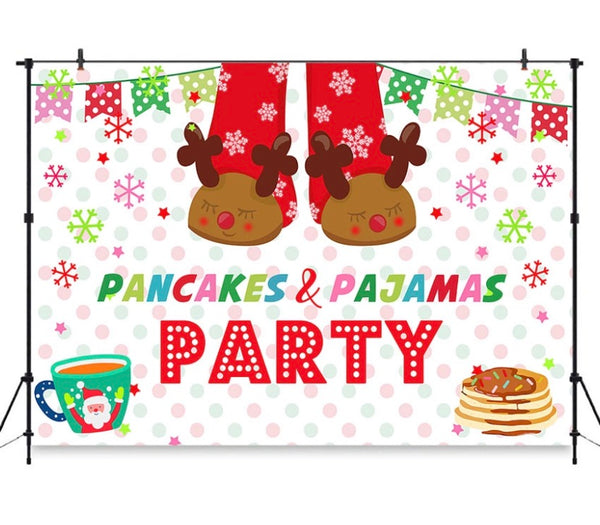 Christmas Pyjamas Backdrop