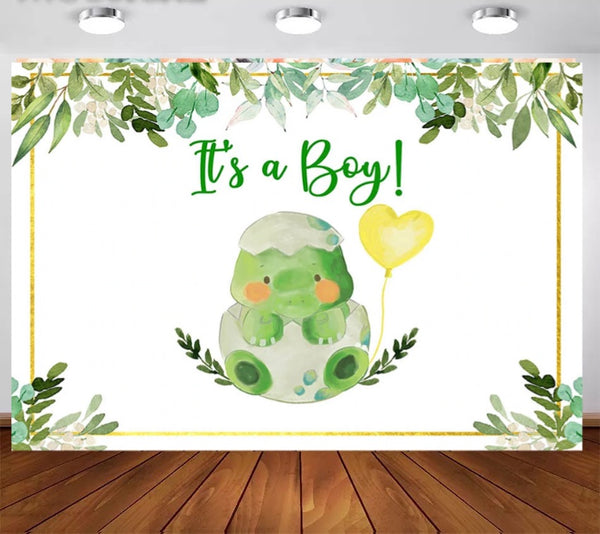 Baby Dinosaur Backdrop (Material: Vinyl)