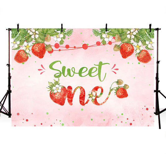 Sweet ONE Backdrop (Material: Vinyl)