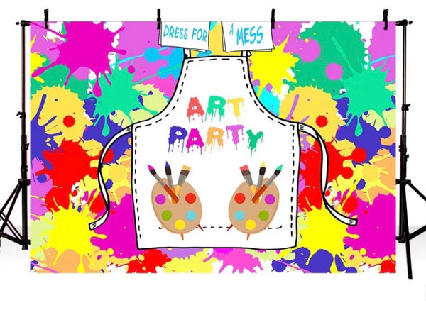 Art Party Backdrop