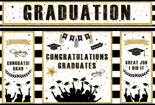 Graduation Backdrop (Material: Vinyl)