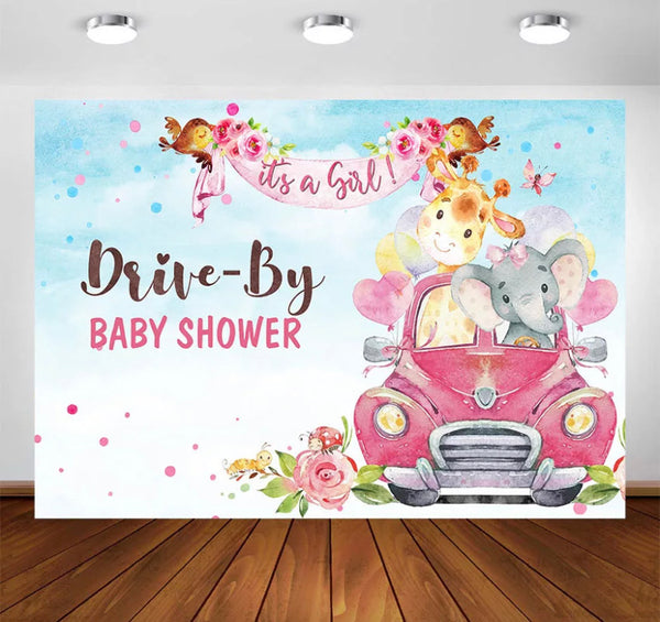 Drive Through Celebration Backdrop (Material: Vinyl)