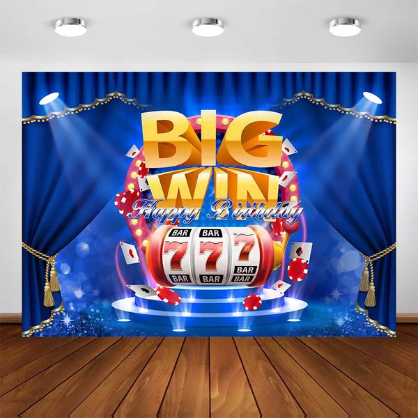 Big Win Backdrop (Material: Vinyl)