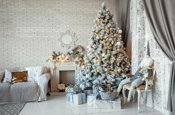 Christmas Tree Backdrop