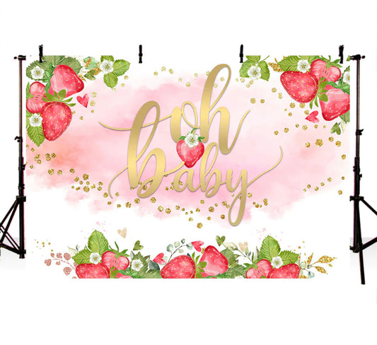 Oh Berry Backdrop (Material: Vinyl)